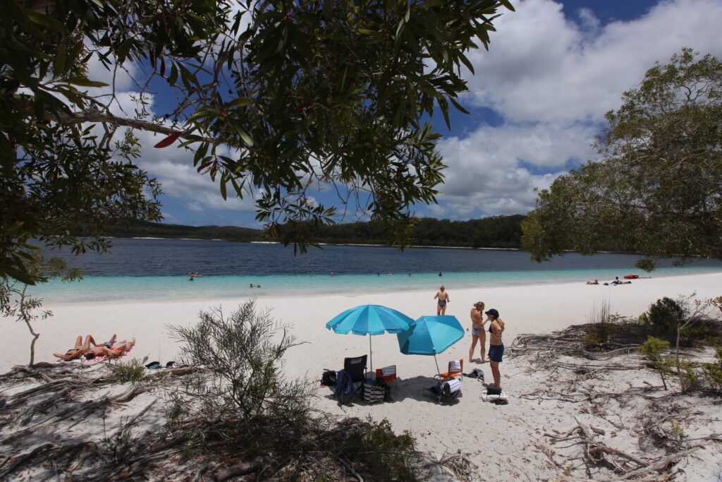 Lake Mckenzie on Fraser Island, one of Australia's hidden gems