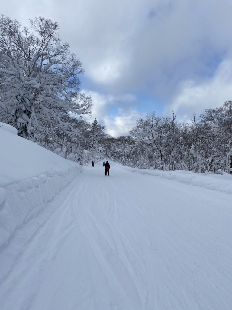 Kiroro ski resort is excellent for beginners. The runs are very flat and the scenery is stunning