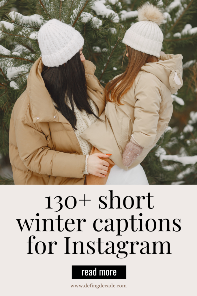 short winter captions for instagram