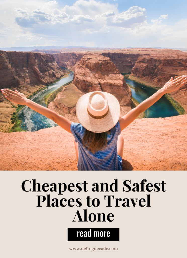 cheapest and safest places to travel alone