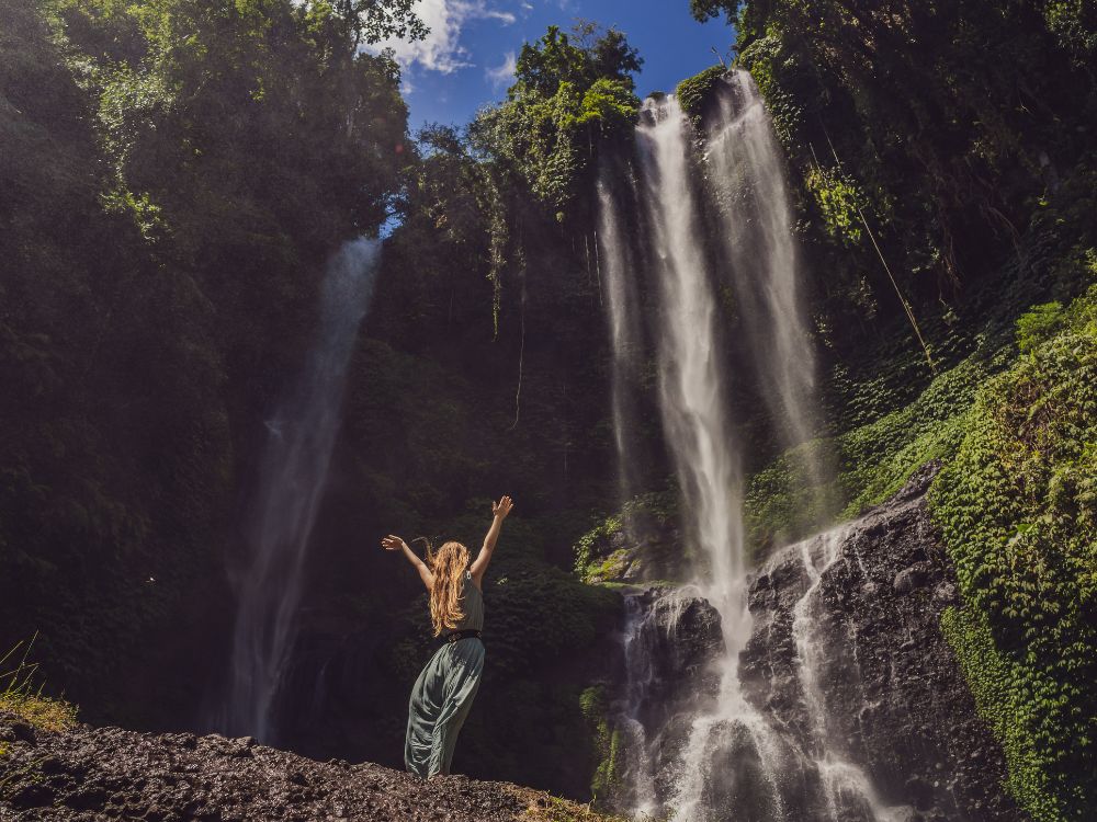 The best of Bali day trips isn't complete without a visit to the Sekumpul Waterfalls