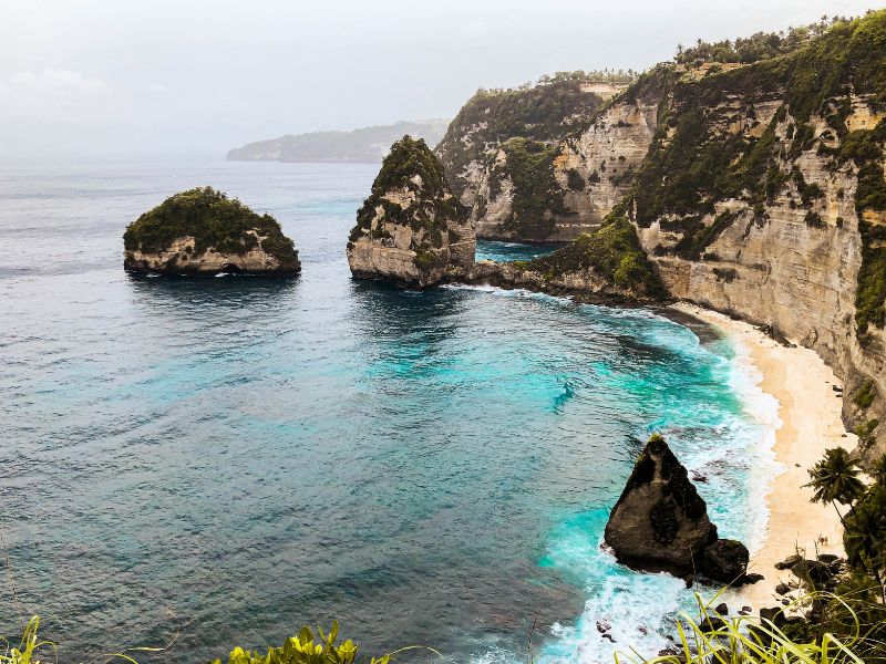Stunning coastal views of Nusa Penia