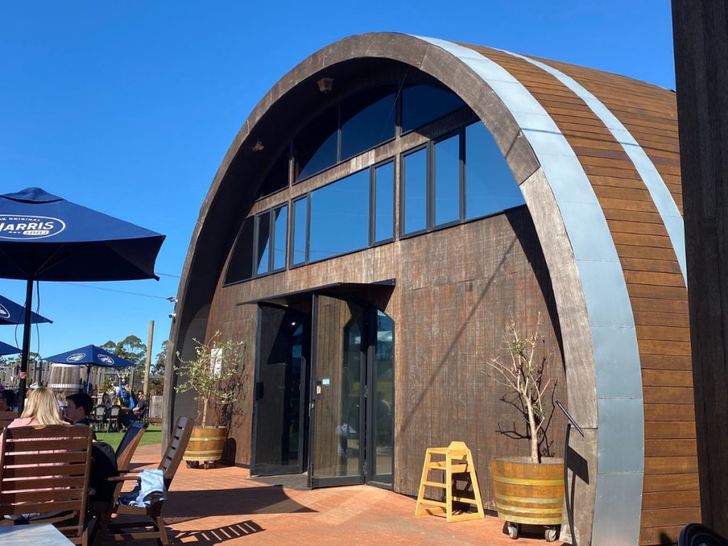 The Barrel at Clouds Vineyard is one of the best places near Brisbane for a wine tour