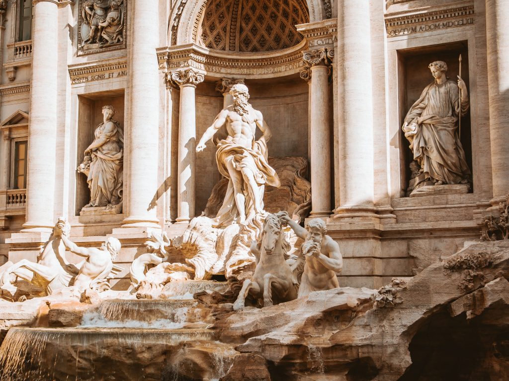 Trevi fountain is one of the best attractions that is often visited by travelers in Rome