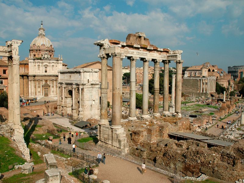The Inn at the Roman Forum a stylish hotel located just steps away from the Roman Forum.