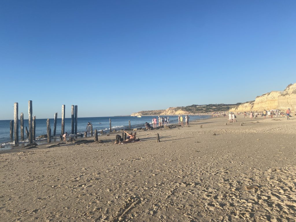 Port Willunga beach is near Mclaren Vale, perfect for a day trip