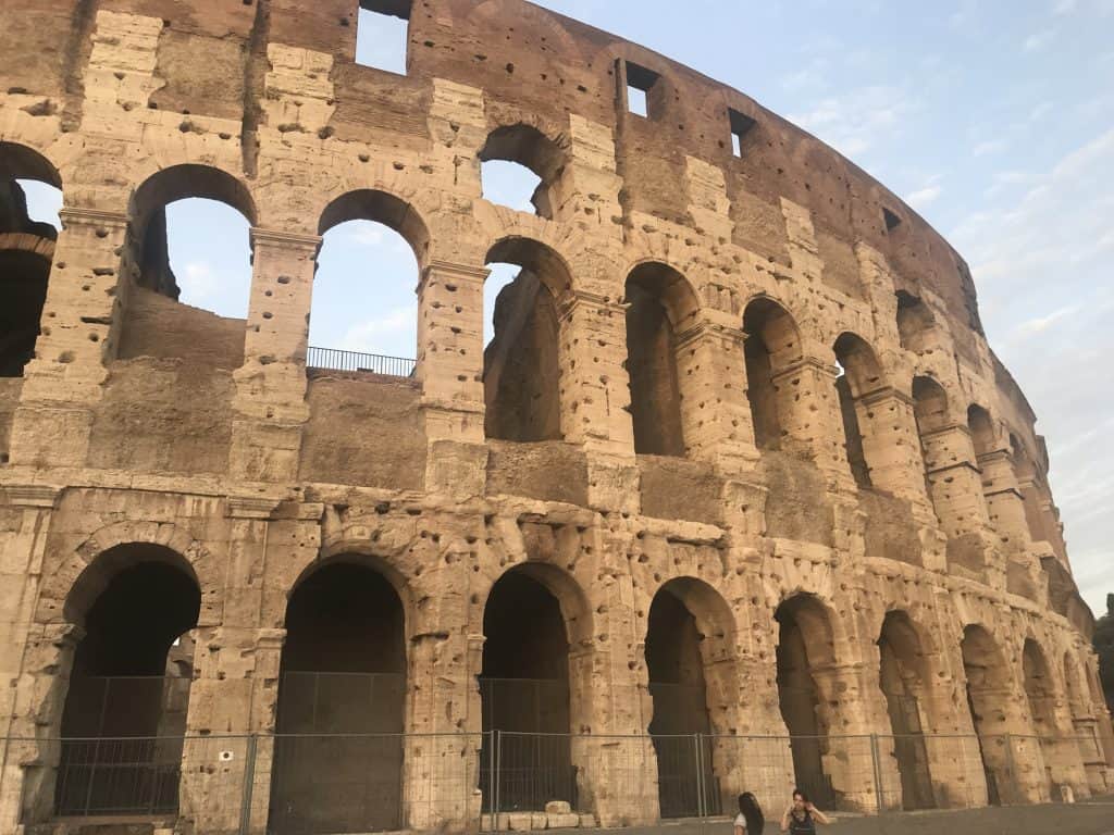 The colosseum in Rome is like stepping back in time