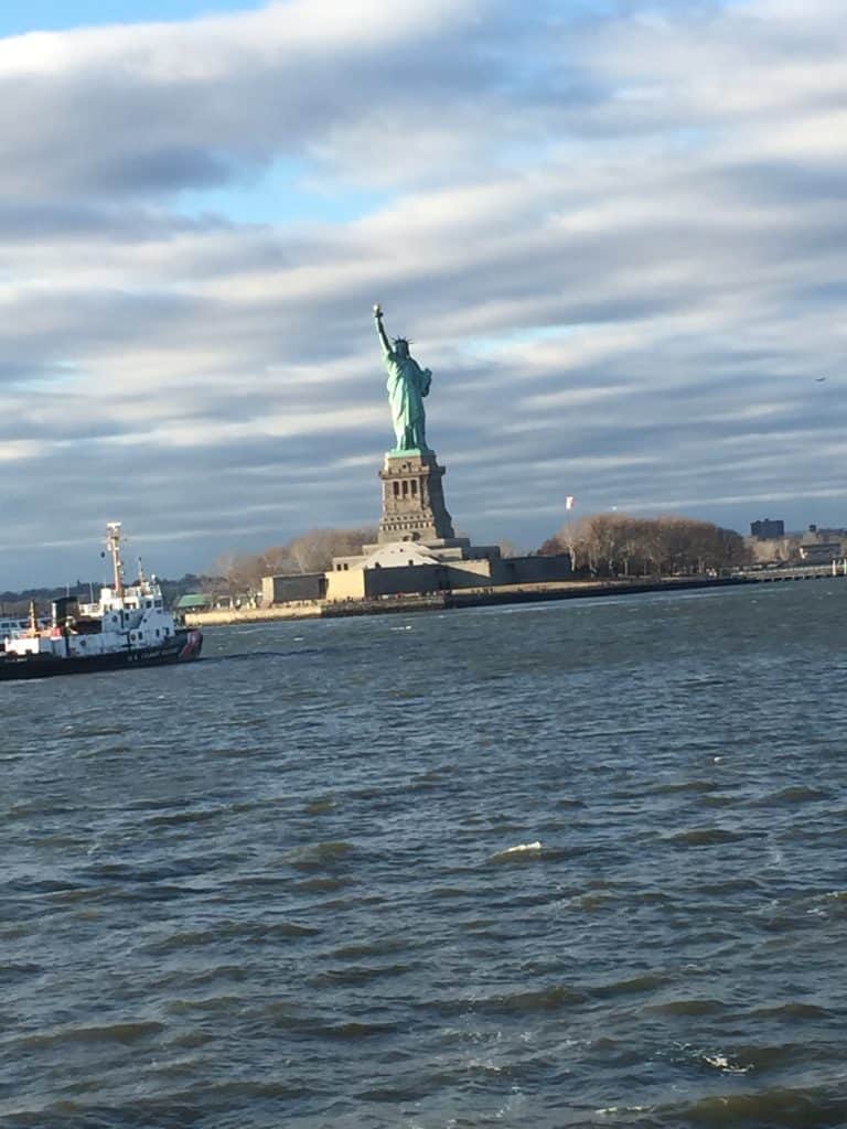 Views of the Statue of Liberty from Staten Island Ferry