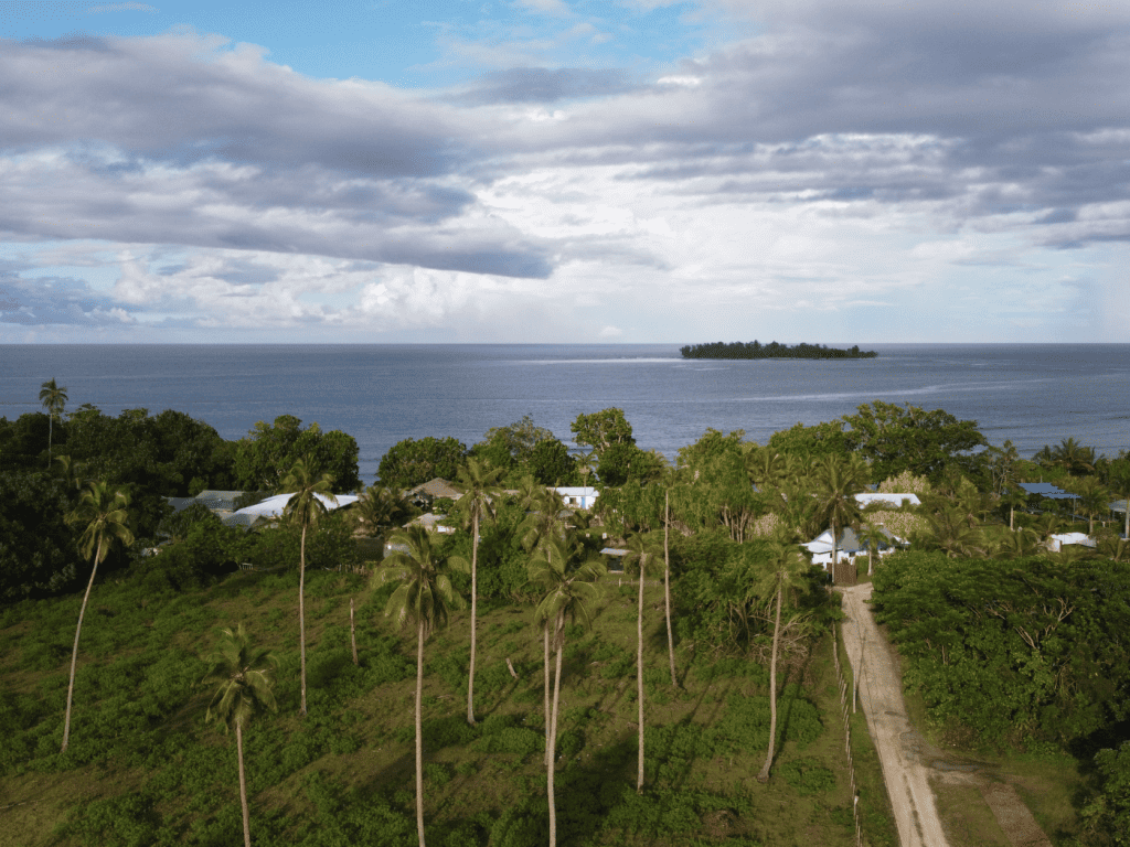 Aerial views of Vanuatu from one of the best Espiritu Santo Vanuatu resorts