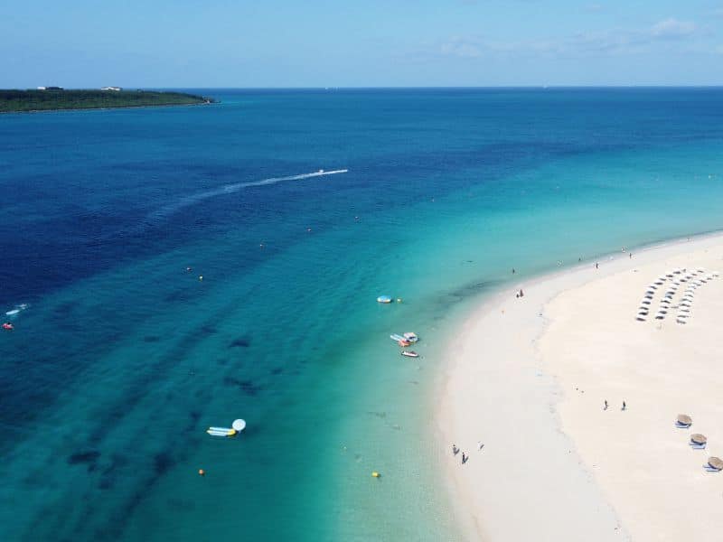 Okinawa is worth visiting for it's beaches that look similar to those found in the Maldives