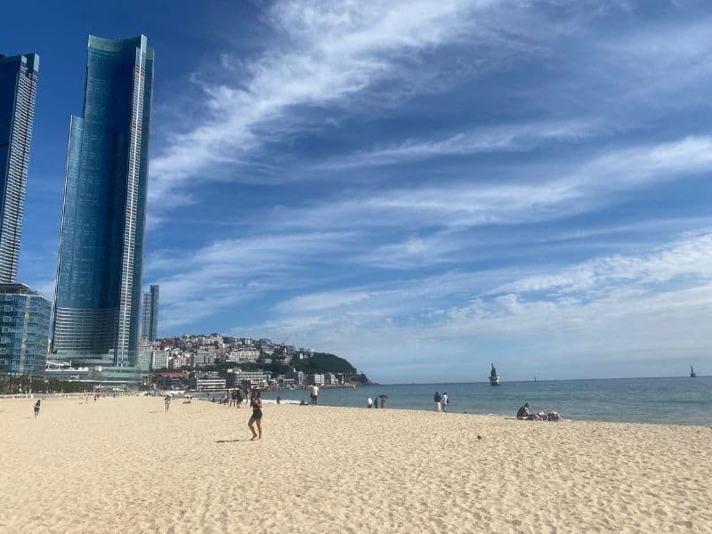 Haeunde Beach is one of the best beaches in Busan