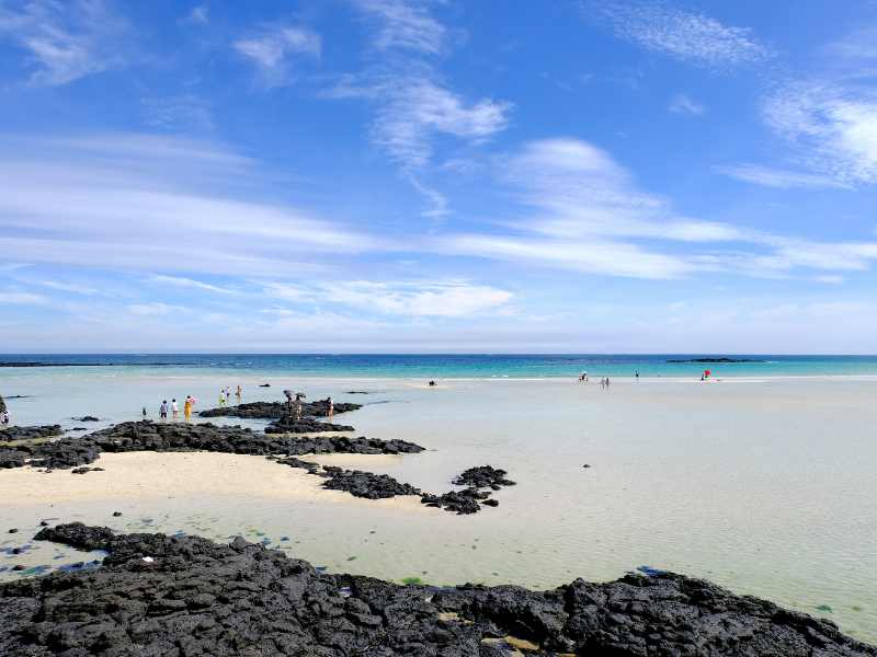 Hamdeok Beach on Jeju Island is the afternoon activity on day 10 of this itinerary