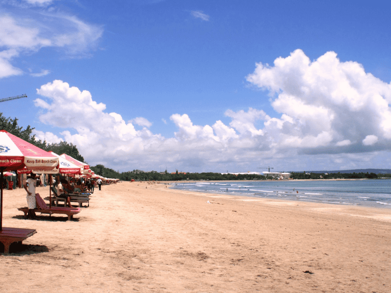 Kuta Beach Bali is a great place to stay in Bali for first timers looking to party and save money