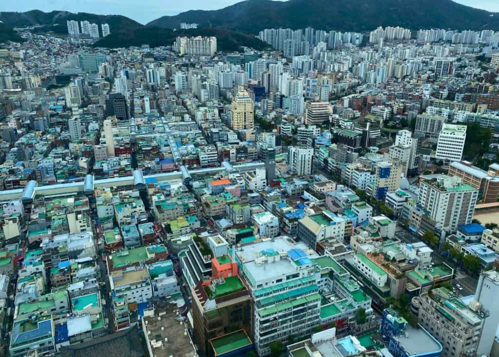 Views from Busan Tower and some of the best in the city